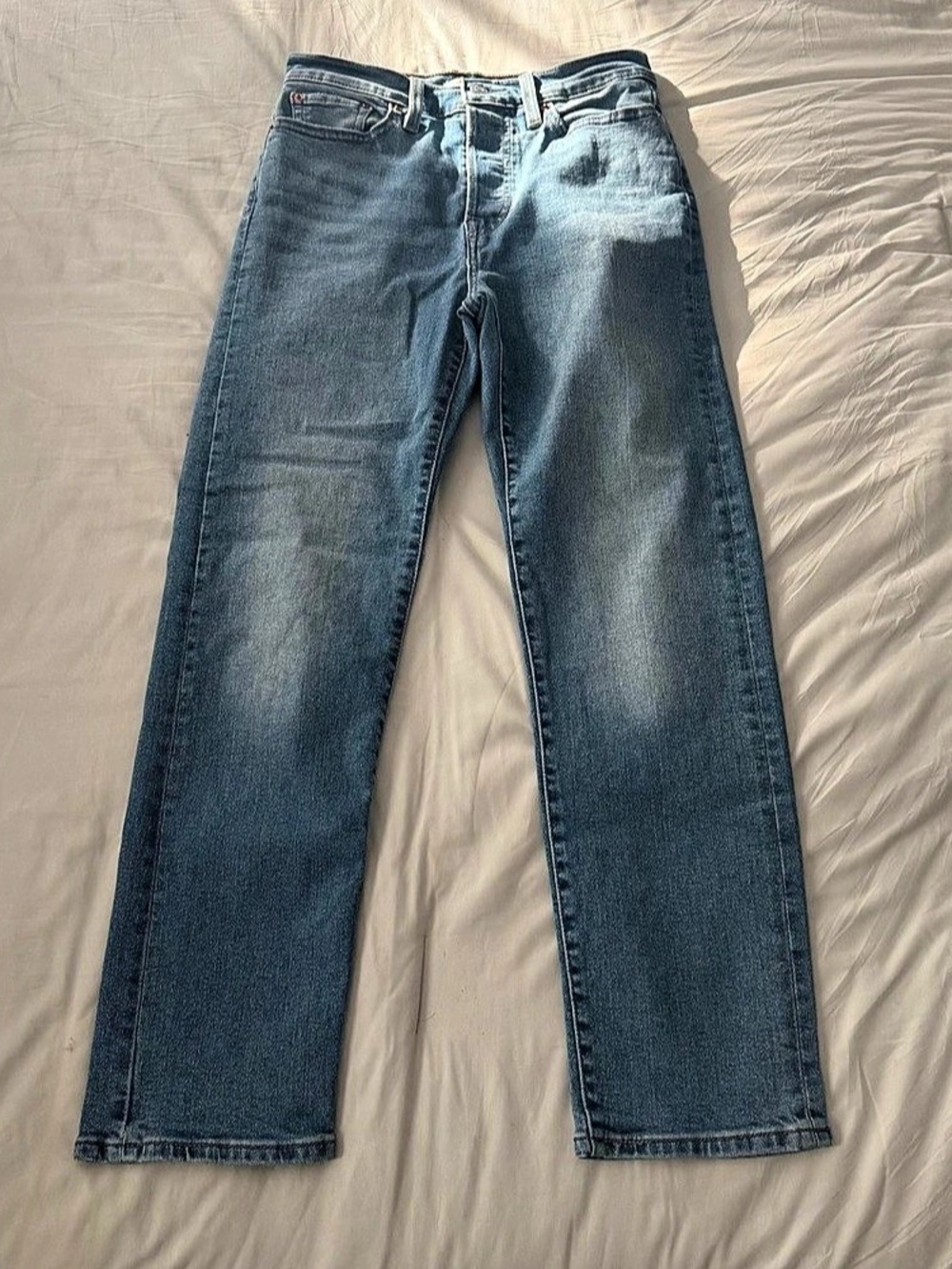 Levi's Wedgie Straight Jeans Blue Waist 28
